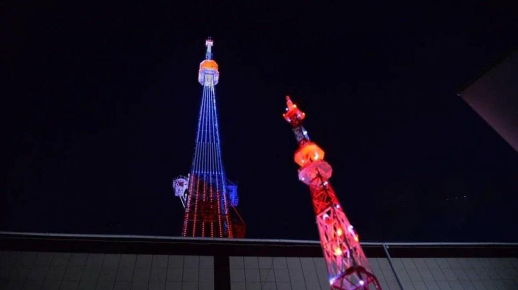 Ко Дню защитника Отечества омскую телебашню украсит тематическая подсветка