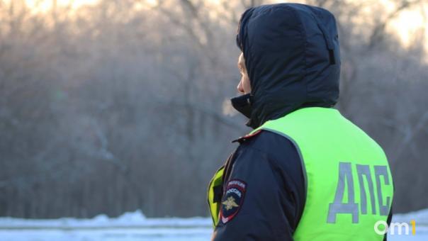 Омские полицейские поймали пьяного водителя на УАЗе