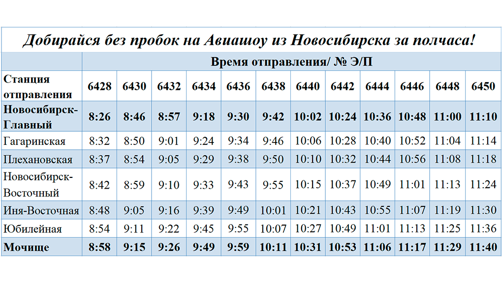 Схема электричек новосибирск