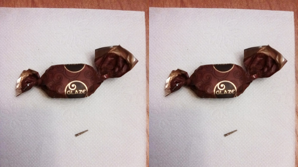 Чуть зуб не сломала: жительница Новосибирска нашла гвоздь в шоколадной конфете