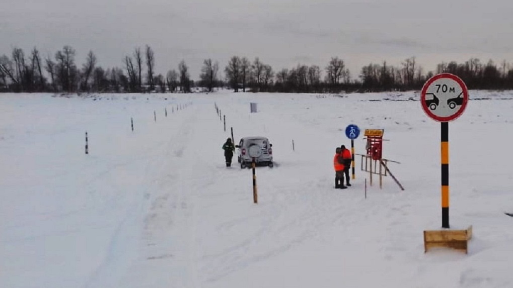 В Омской области заработали все девять ледовых переправ