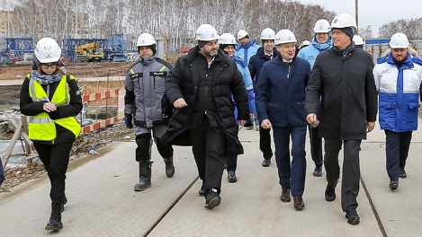 Губернатор оценил темпы строительства микрорайона «Зеленая Река»