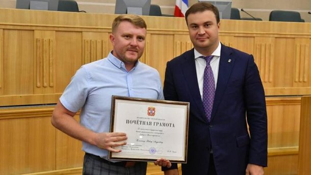Виталий Хоценко вручил награды омским строителям в преддверии профессионального праздника