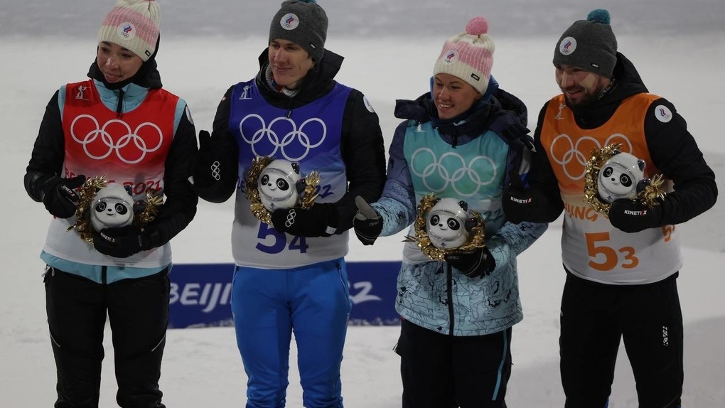 Российские биатлонисты взяли бронзу на Олимпиаде в Пекине