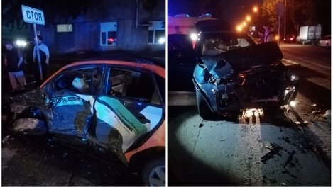 В Новосибирске машина из каршеринга столкнулась с BMW X3