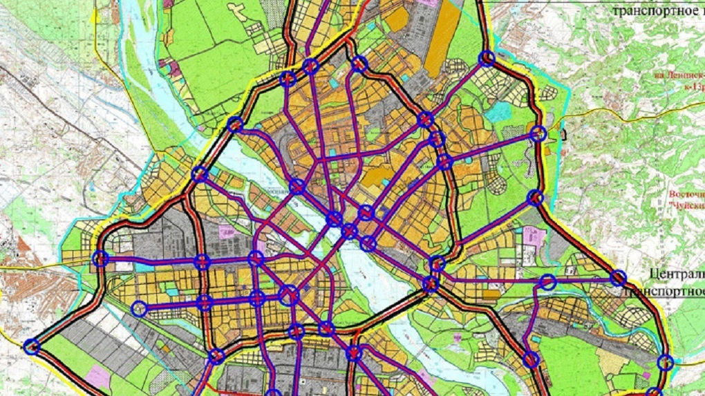 Карта развития города новосибирска