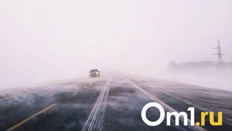 На трассе Омск-Тюмень произошло смертельное ДТП из-за непогоды