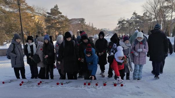 Омичи почтили память воинов, павших в Сталинградской битве