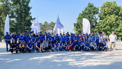 Новосибирские энергетики провели экоакцию на Михайловской набережной