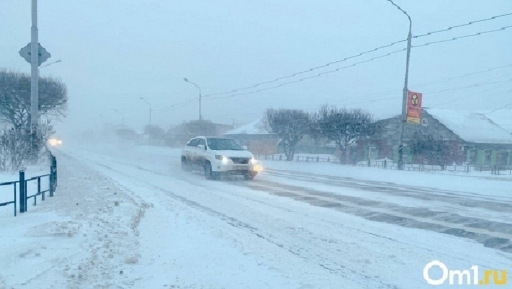 За новогодние праздники в Омске выпала почти месячная норма снега