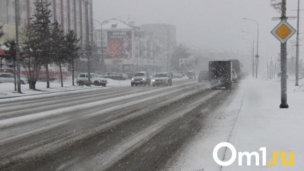 Омичей предупредили о сильной метели и плохой видимости
