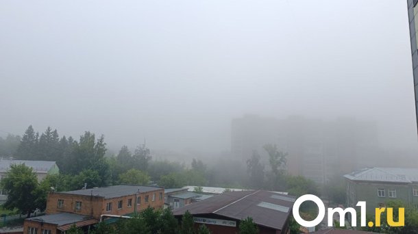 В последний день июля Новосибирск окутал густой туман