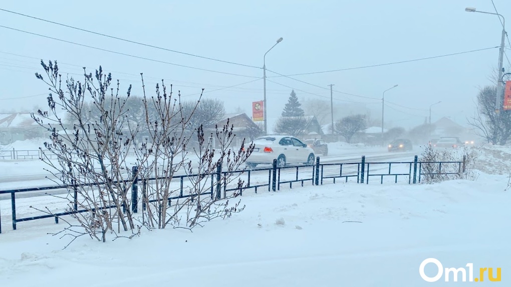 В Омске вновь ожидается погода, опасная для водителей