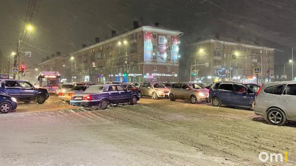 В Омске прошёл сильнейший снегопад за 100 лет