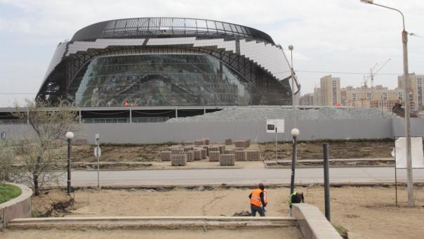 Территорию «Арены Омск» благоустроят к августу