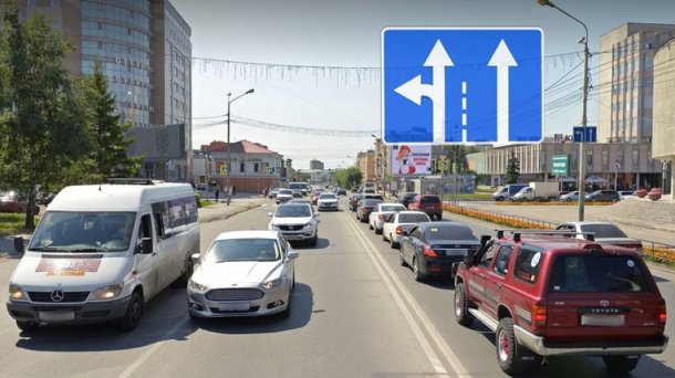 В центре Омска на перекрёстке изменили схему движения