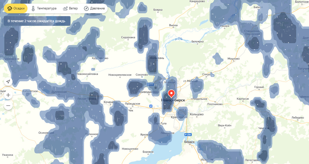 Карта где идет дождь нижний новгород