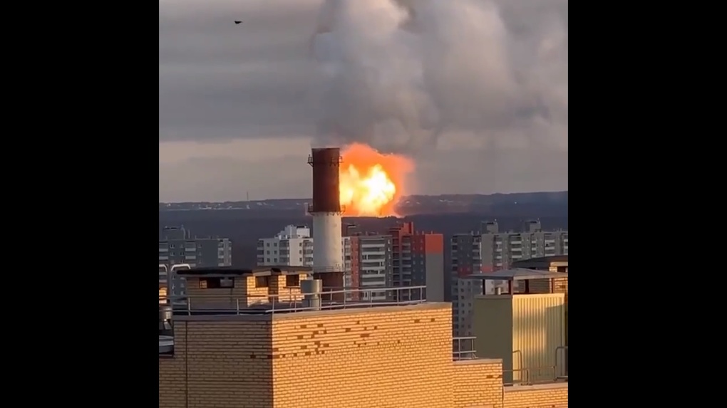 В Ленинградской области произошёл взрыв на газопроводе