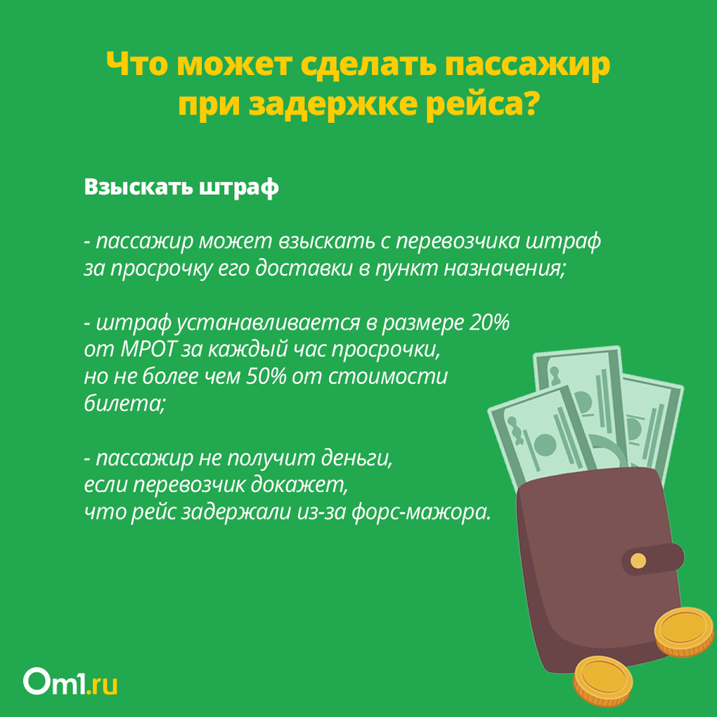 Что вправе требовать пассажиры при задержке рейса. Инструкция от портала Om1.ru