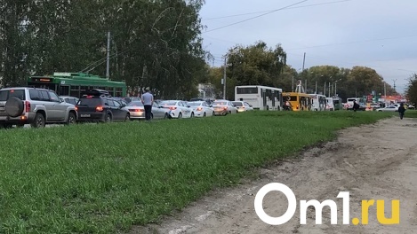 В Новосибирске образовались 7-балльные пробки 30 апреля