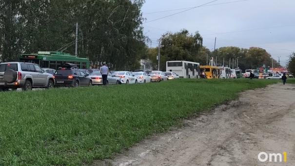 В Новосибирске образовались 7-балльные пробки 30 апреля