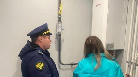 Омичке, которая является супругой погибшего участника СВО, обеспечили газоснабжение