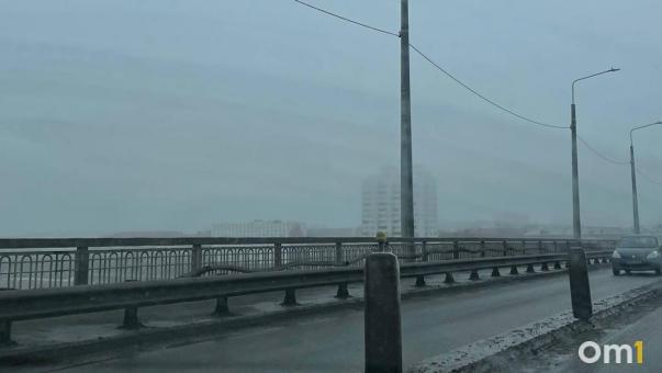 В Омск пришли три дня туманов и дожди