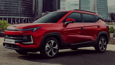 В Омск привезли первую партию современных автомобилей «Москвич»