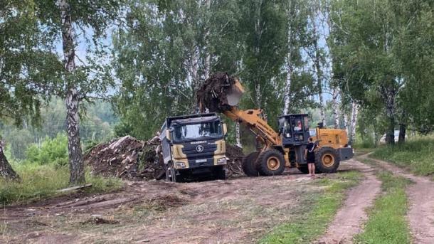 Под Новосибирском убрали 11 незаконных свалок твердых отходов