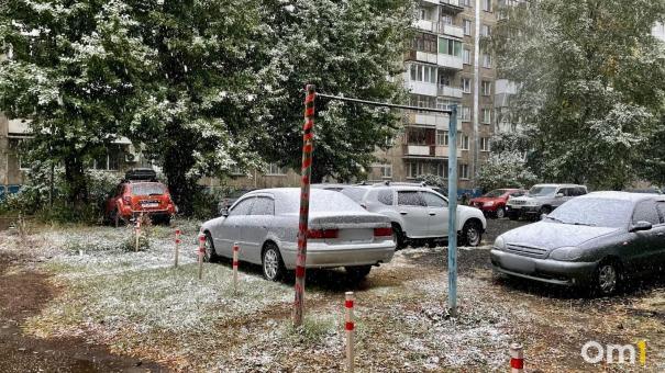 За парковку на газонах наказали 10 тысяч омичей