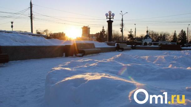 Аномальные морозы до -36 идут на Омск
