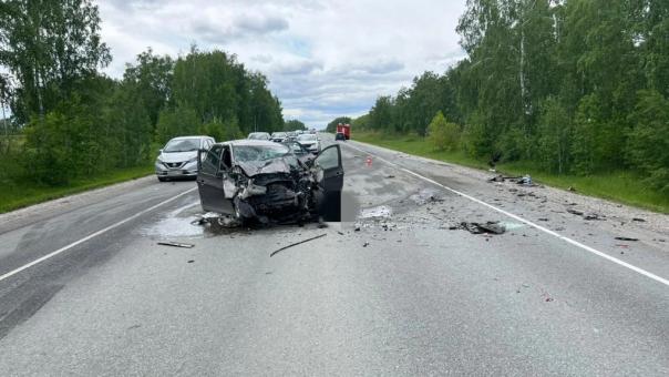 Женщина погибла в ДТП с четырьмя автомобилями под Новосибирском
