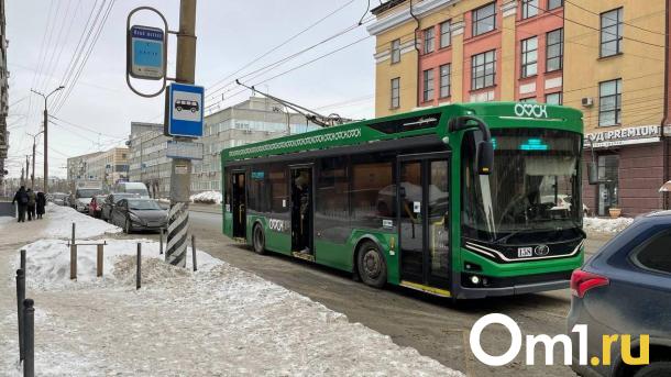В Омске появились зелёные троллейбусы