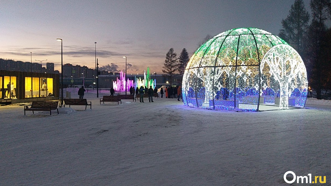 Парк арена новосибирск 2024. Новый ЛДС В Новосибирске парк. Парк ЛДС Новосибирск елка. Новогодний парк. Новогодние места.