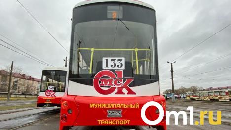 Из-за потопа в центре Омска трамваи пустили в обход