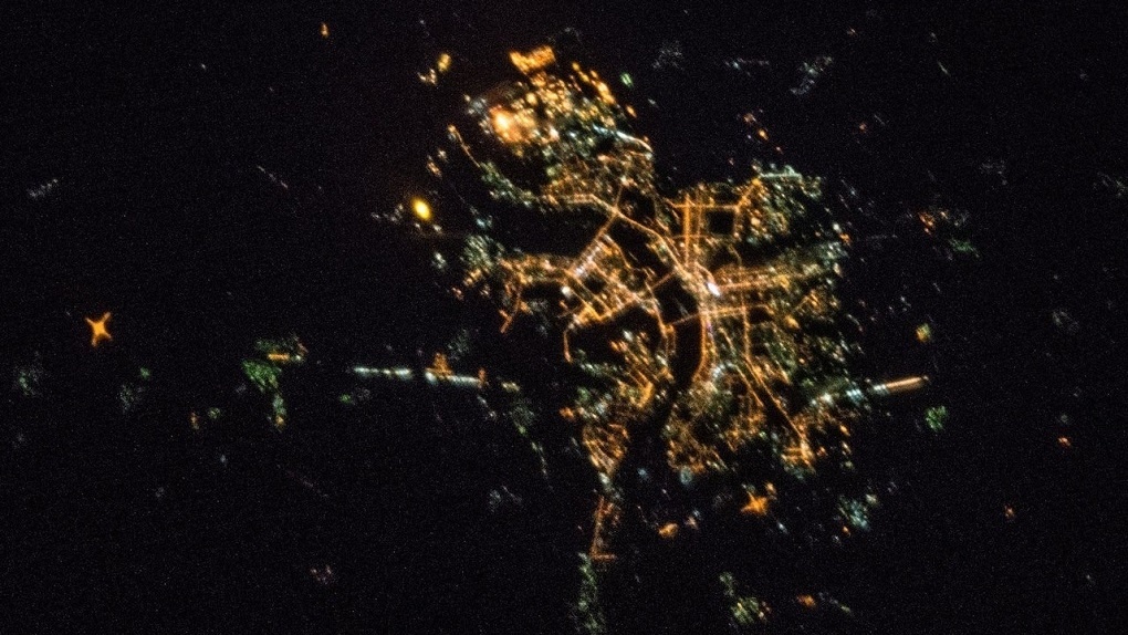 Омичи смогли посмотреть, как выглядит их город из космоса