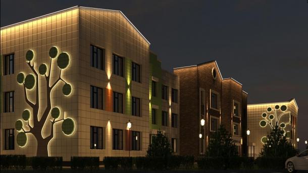 На Московке построят детский сад с необычной подсветкой