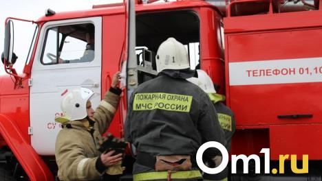 В Омске произошёл пожар в частном доме — есть пострадавший