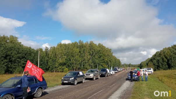 Новосибирцы начали автопробег против строительства мусоросортировочного комплекса. ФОТО