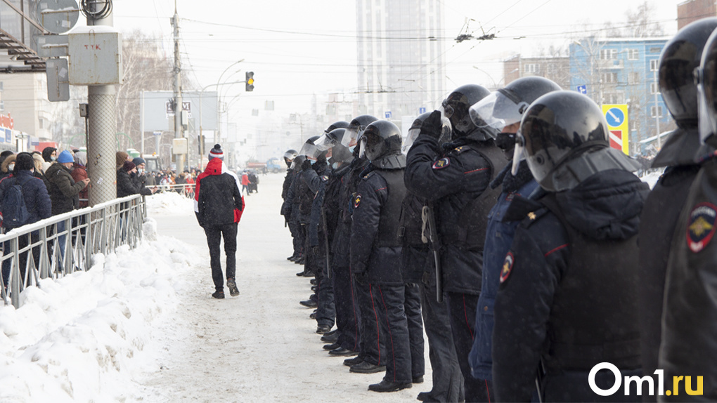 Новосибирск вошёл в топ-5 городов России по числу задержанных на акции 23 января
