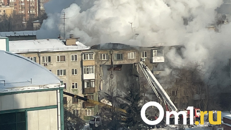 Появились фото последствий обрушения дома в Новосибирске