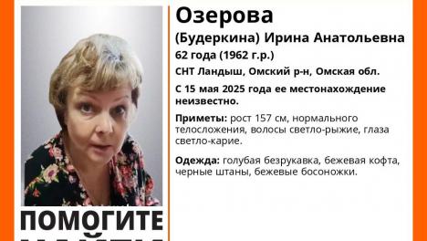 В Омской области пропала женщина в голубой безрукавке