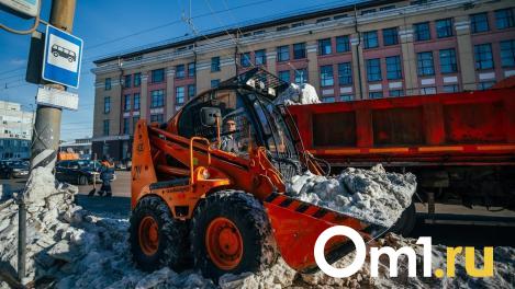 Мэрия Омска закупает для уборки дорог снегопогрузчик за 8 миллионов рублей