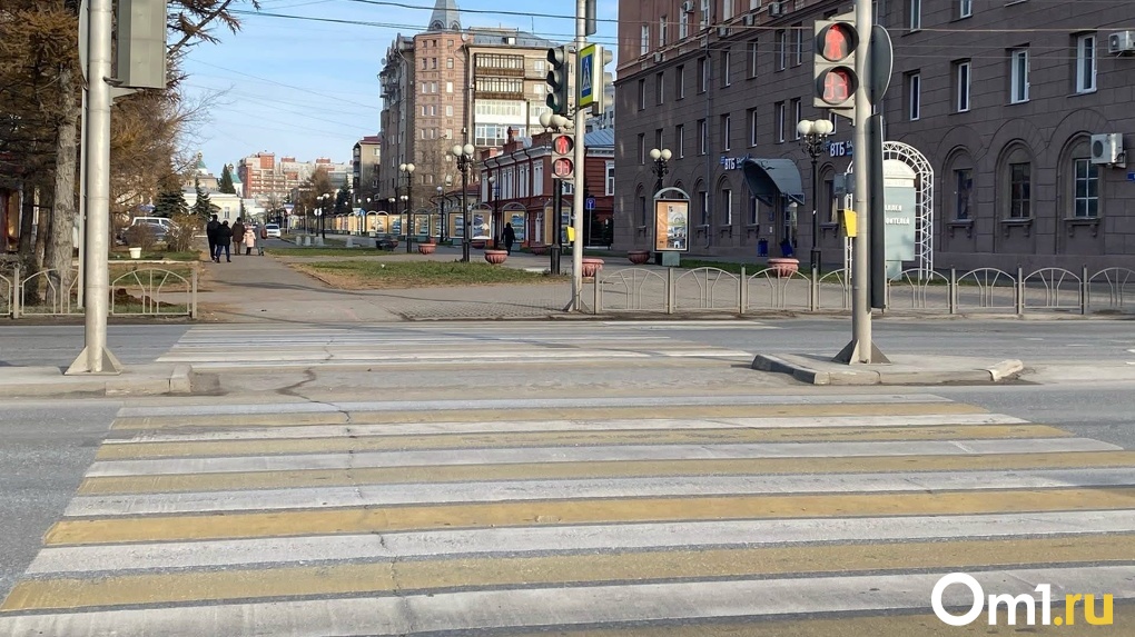 В Омске появятся новые проекционные пешеходные переходы