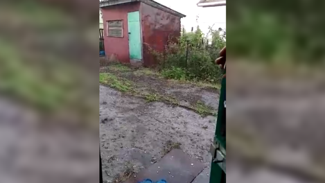«Это что-то невероятное»: под Новосибирском прошёл ливень с градом