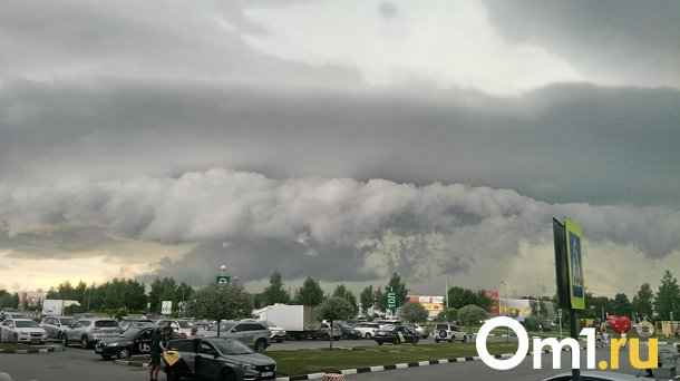 Неделя в Омске начнётся с грозы и опасного ветра