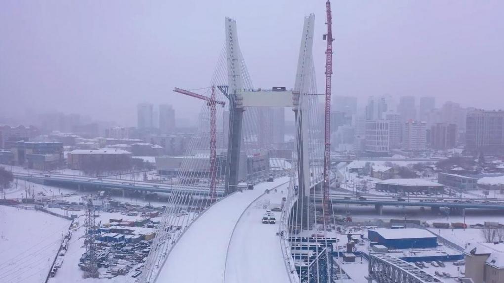 Многоуровневую развязку четвёртого моста в Новосибирске сдадут в конце 2024 года