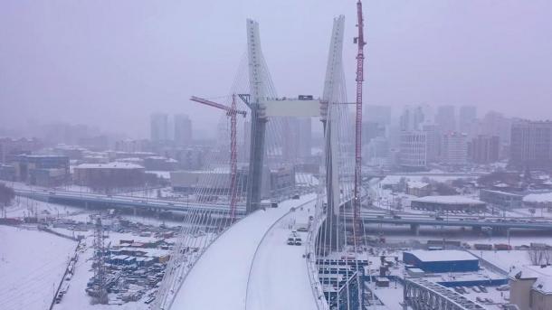 Многоуровневую развязку четвёртого моста в Новосибирске сдадут в конце 2024 года