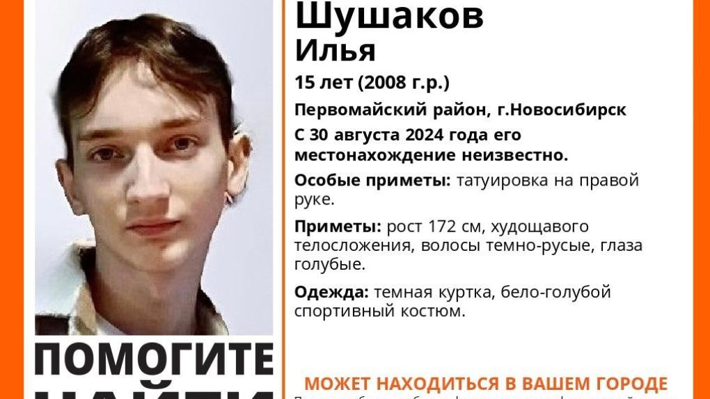 15-летнего подростка с татуировкой неделю ищут на Первомайке в Новосибирске