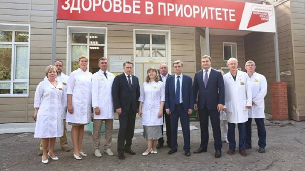 Виталий Хоценко показал Михаилу Мурашко работу омской БСМП-1